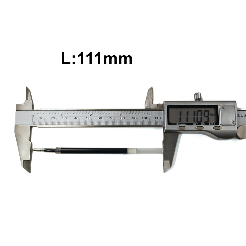 10 τμχ/παρτίδα Χοντρή ράβδος Ανταλλακτικά Gel στυλό 0,5mm μαύρο μπλε κόκκινο ανταλλακτικό μελάνι Ουδέτερο μεσαίο ρολό στυλό αναπλήρωσης Μήκος μύτης 110mm