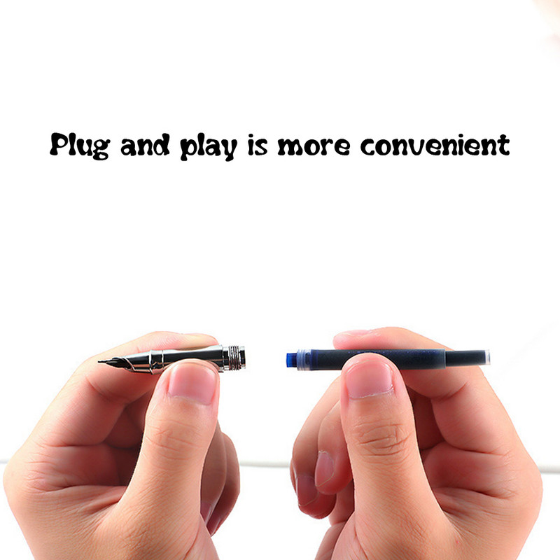 Cerneală albastră T10 pentru stilou fontanic de unică folosință 5 buc/cutie pentru stilou LAMY Lingmei, fără carbon