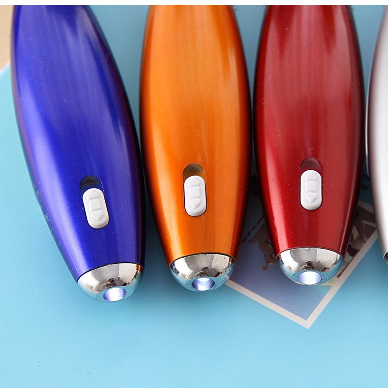 Kūrybingas daugiafunkcis tušinukas, raištelis, užrašų popierius, lempa, tušinukas studentams, raštinės reikmenys biuro reikmenys, kabantys virvėje su karoliukais