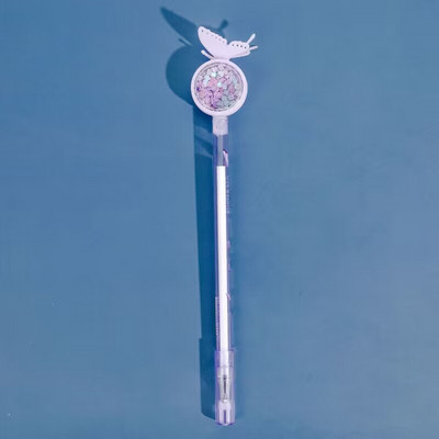 Leptir gel olovka sa šljokicama, crna tinta, 0,5 mm, simpatična olovka s potpisom protiv komaraca, studentska uredska pisma