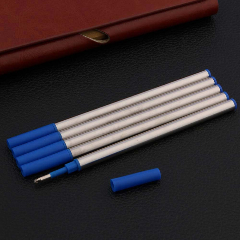 10Pc Refills 112mm Gel Pen Recharge Replacement for Metal Rollerball Pen Ink Refills Office School