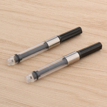 Μετατροπέας πλήρωσης μελάνης 5 τμχ υψηλής ποιότητας Black Office 2,6mm Metal Pen Fountain Pen