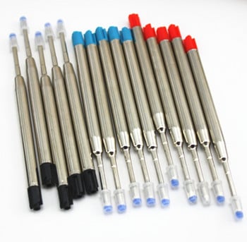 10 τμχ Ανταλλακτικά στυλό σφαιρικής μύτης μεσαίας μύτης 0,7 mm Universal Standard Style Black and Blue