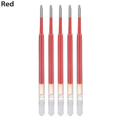 5 tk/partii must sinine tindiga geelpliiatsi täitmine Asendus metallipressi jaoks Pöörlev neutraalne täitmine 0,5 mm koolitarbeid