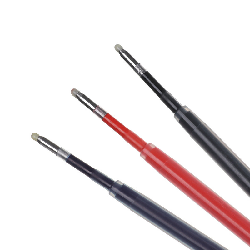 5 tk/partii must sinine tindiga geelpliiatsi täitmine Asendus metallipressi jaoks Pöörlev neutraalne täitmine 0,5 mm koolitarbeid