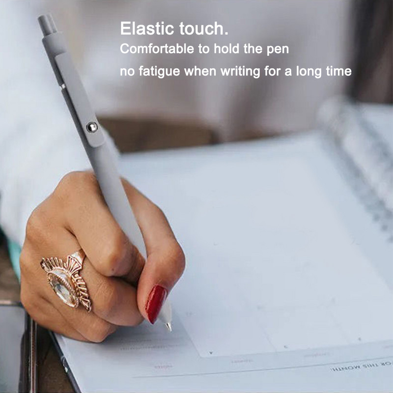 Kaco Morandi Retractable Gel στυλό 0,5mm Στυλό γραφής Gel μελάνι Μαύρο κατά της κούρασης Kawaii Σχολική επιστολή Kakao Office Penna