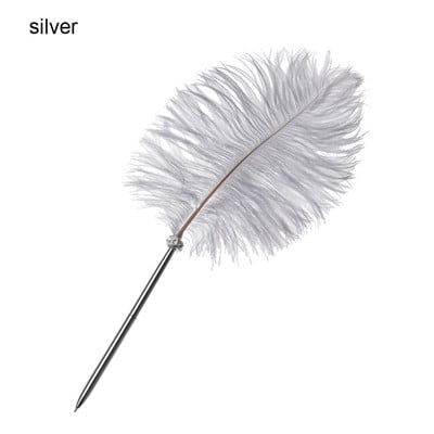 1kom zapadnjačkog stila, bijela pernata olovka, crna olovka s potpisom, potrepštine za vjenčanje, olovka s potpisom, novitet, pribor, olovka s potpisom, poklon