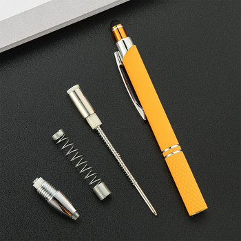 3-в-1 Мултифункционална метална химикалка с LED светлина Измерване Техническа линийка Отвертка Сензорен екран Стилус Либел
