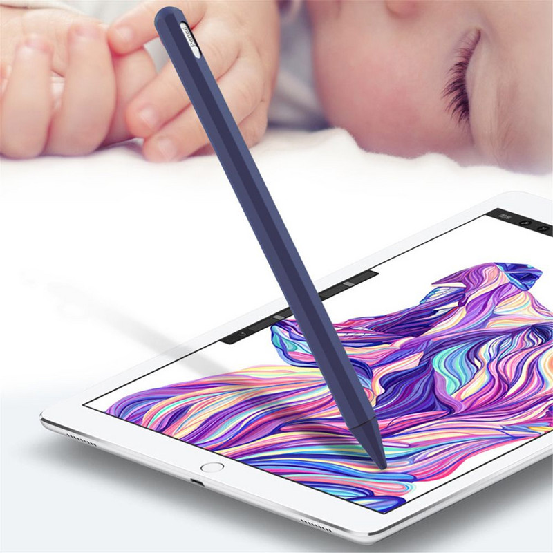 Dotykové pero pre Apple Pencil 2. silikónové puzdro na pero, odolné voči prachu, zosilnený kryt stylusu, držiak na hrot pera