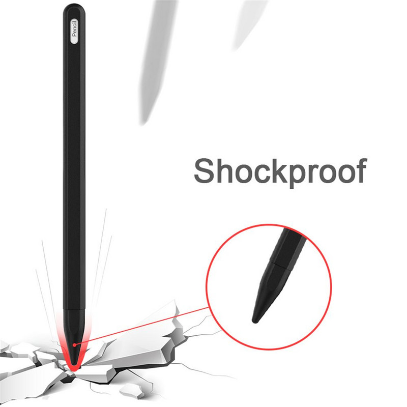 Dotykové pero pre Apple Pencil 2. silikónové puzdro na pero, odolné voči prachu, zosilnený kryt stylusu, držiak na hrot pera