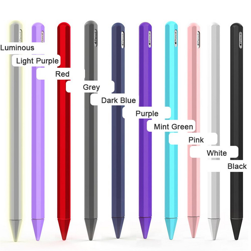 Dotykové pero pre Apple Pencil 2. silikónové puzdro na pero, odolné voči prachu, zosilnený kryt stylusu, držiak na hrot pera