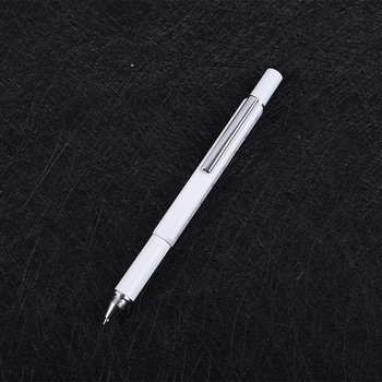 Мултифункционална химикалка отвертка линийка Нивелир Инструмент стилус Училищни канцеларски материали Офис консумативи Химикалка 0,7 мм