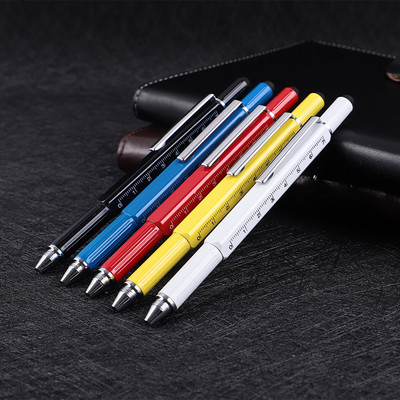 Πολυλειτουργικό στυλό κατσαβίδι χάρακα Spirit level stylus εργαλείο Σχολική επιστολή Είδη γραφείου 0,7mm Στυλό