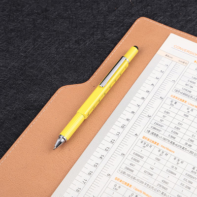 Stilo multifuncțional, șurubelniță riglă, instrument pentru nivel cu spirit, stylus, papetărie școlară, rechizite de birou, pix cu bilă de 0,7 mm