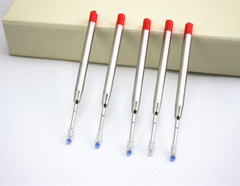 10PCS Blue Metal Pen Refills Pen Ballpoint Pen Refills Fine Point Medium Standard για υψηλής ποιότητας στυλό στυλό μελάνης