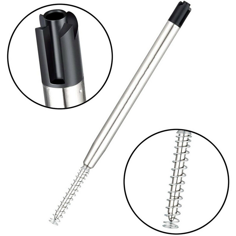 10 bucăți de cerneală Pen Point Refill Cilindră 1 mm Mediu G2 Rezerve cu arc