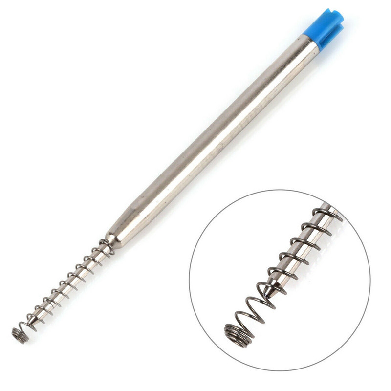 10 bucăți de cerneală Pen Point Refill Cilindră 1 mm Mediu G2 Rezerve cu arc