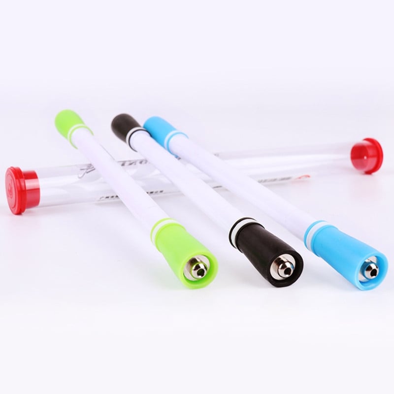 Olovka koja se vrti prstom, dekompresijska olovka s dvostrukim vrhom, mogućnost pisanja, izvrsna izvedba ravnoteže za učenike, djecu, poklon za odrasle