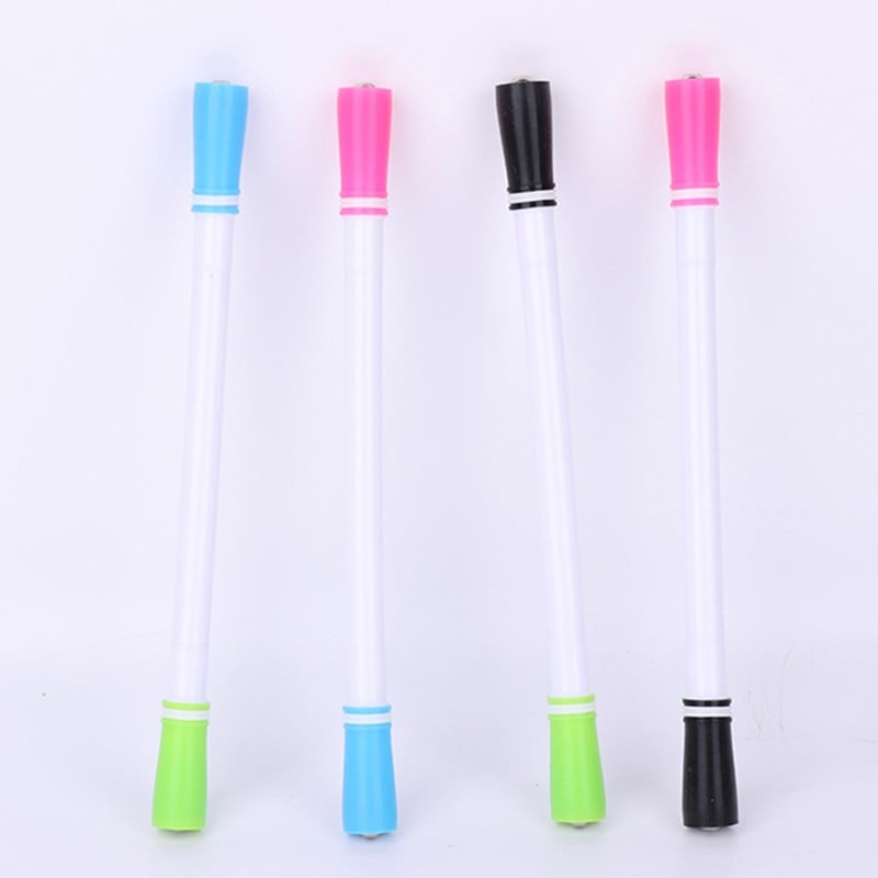 Olovka koja se vrti prstom, dekompresijska olovka s dvostrukim vrhom, mogućnost pisanja, izvrsna izvedba ravnoteže za učenike, djecu, poklon za odrasle