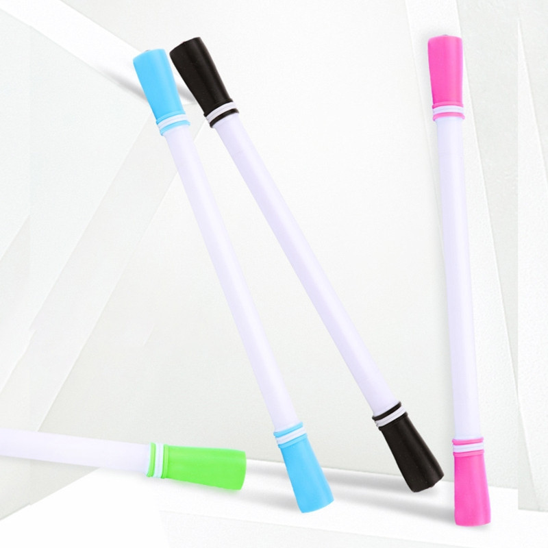 Olovka koja se vrti prstom, dekompresijska olovka s dvostrukim vrhom, mogućnost pisanja, izvrsna izvedba ravnoteže za učenike, djecu, poklon za odrasle