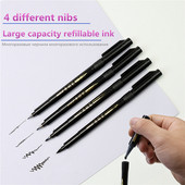 Pen perie de mare capacitate Cu cerneală umplută Marcatori pentru pix pentru caligrafie Scriere artistică Rechizite școlare de birou Papetarie Studen