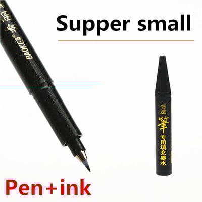 Pen perie de mare capacitate Cu cerneală umplută Marcatori pentru pix pentru caligrafie Scriere artistică Rechizite școlare de birou Papetarie Studen