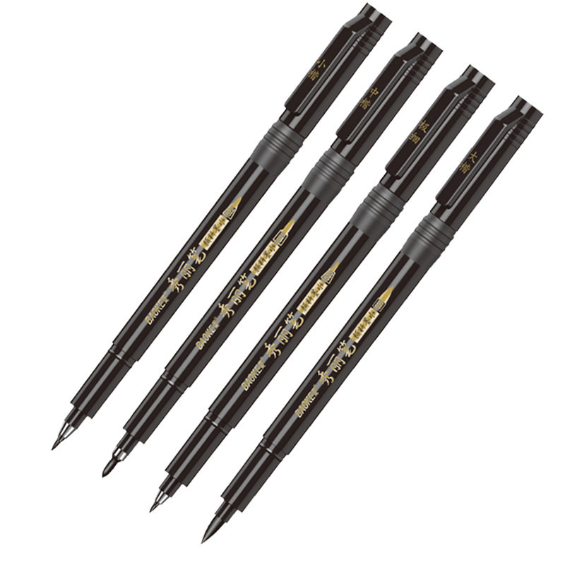 Pen perie de mare capacitate Cu cerneală umplută Marcatori pentru pix pentru caligrafie Scriere artistică Rechizite școlare de birou Papetarie Studen