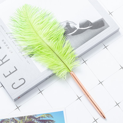 4 Piece Lytwtw`s Stationery School Supplies Creative Feather στυλό Business Metal στυλό γραφείου
