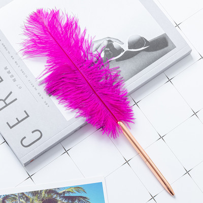4 Piece Lytwtw`s Stationery School Supplies Creative Feather στυλό Business Metal στυλό γραφείου