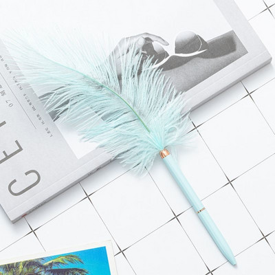 4 Piece Lytwtw`s Stationery School Supplies Creative Feather στυλό Business Metal στυλό γραφείου