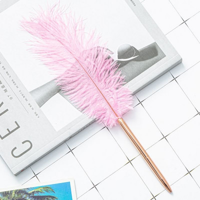 4 Piece Lytwtw`s Stationery School Supplies Creative Feather στυλό Business Metal στυλό γραφείου
