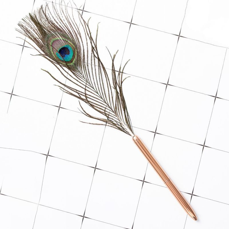 4-dijelni Lytwtw's pribor za pisanje, školski pribor, kreativne pernate kemijske olovke, poslovne metalne uredske olovke