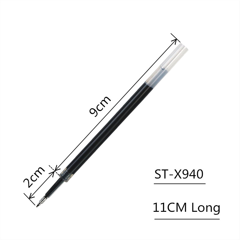 Novi proces ST dopuna 0,5 mm Black Press Gel Pen Punjenje Visokokvalitetno ugljično punjenje vrha ST olovke