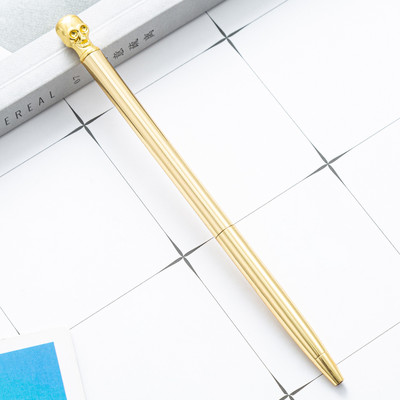 4 komada Lytwtw's Kemijska olovka Skull Love Wedding Metalna bakrena olovka Uredski školski pribor Pribor