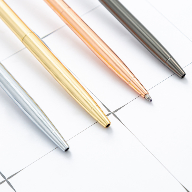 4 komada Lytwtw's Kemijska olovka Skull Love Wedding Metalna bakrena olovka Uredski školski pribor Pribor