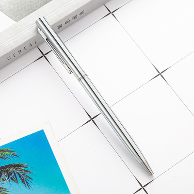 Pix creativ Lytwtw de 6 bucăți Accesorii de birou din metal pentru afaceri Rotiți stilouri Papetarie școlară Rechizite de birou