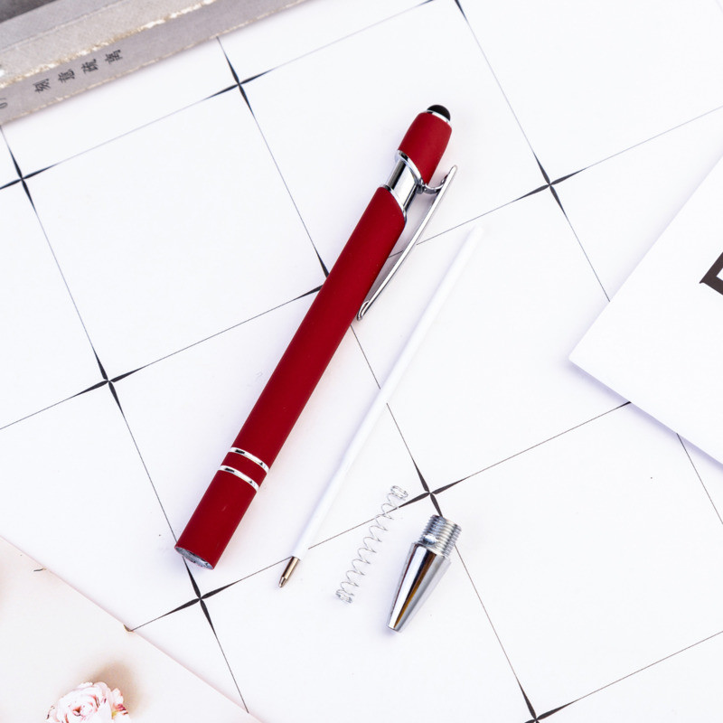 Lytwtwova kemijska olovka od 4 komada, slatka metalna kapacitivna dodirna dopisnica Školski uredski pribor Visokokvalitetna tiskarska olovka