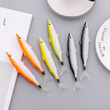 3 τεμάχια Lytwtw\'s Cute Kawaii Sea Fish Stationery Creative στυλό γραφείου Σχολική προμήθεια καινοτομία Αστεία υπέροχα στυλό
