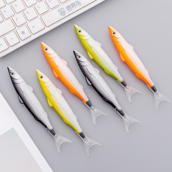 3 τεμάχια Lytwtw\'s Cute Kawaii Sea Fish Stationery Creative στυλό γραφείου Σχολική προμήθεια καινοτομία Αστεία υπέροχα στυλό
