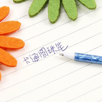 5 части Lytwtw\'s Stationery Cute Kawaii Sun Flower Ballpoint Pen Училищни офис консумативи Creative Sweet Lovely Sunflower Pen