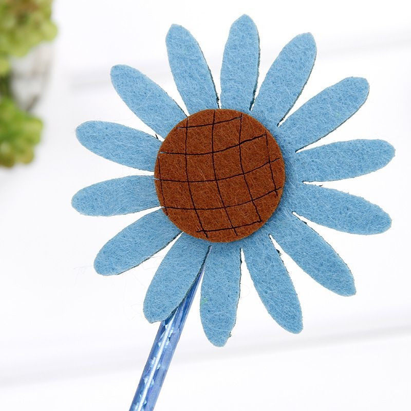 5 dalių Lytwtw raštinės reikmenys Mielas Kawaii Sun Flower Tušinukas mokyklinis biuro reikmenys Kūrybingas mielas saulėgrąžų rašiklis
