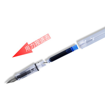 Висококачествени консумативи с цветно мастило от 20 бр. Наливна писалка с мастило Зареждане на касета офис ученически канцеларски материали