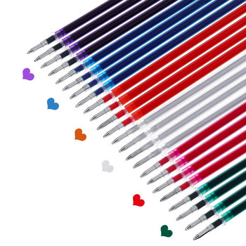 KDD Muti-Colors мастило Изтриваем комплект гел химикалки Химикалки 0,7 мм пълнители Миеща се дръжка Ученически канцеларски материали Офис консумативи за писане