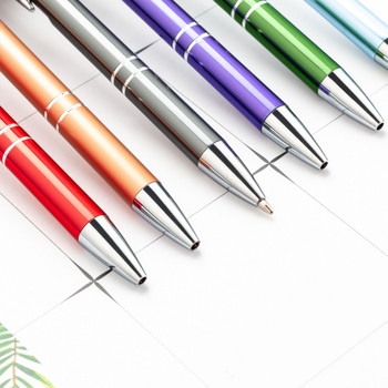 4 части Lytwtw\'s Ballpoint Pen Candy Color Striped Офис Училищни пособия Канцеларски материали Сладък канцелария Сладки цветни химикалки за медицинска сестра