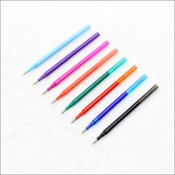 3 бр./лот 0,5 мм, 0,7 мм пълнител за изтриваема писалка, пълнители за писалка с 8 цвята мастило за писане, канцеларски материали за офис училище