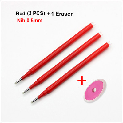 3 KOM / lot 0,5 mm, 0,7 mm brisivo punjenje za olovku, punjenje za gel olovku u 8 boja za pisanje, pribor za uredske školske papire