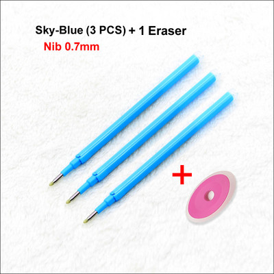 3 KOM / lot 0,5 mm, 0,7 mm brisivo punjenje za olovku, punjenje za gel olovku u 8 boja za pisanje, pribor za uredske školske papire