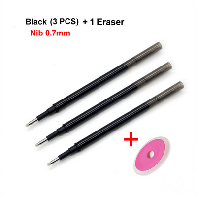 3 KOM / lot 0,5 mm, 0,7 mm brisivo punjenje za olovku, punjenje za gel olovku u 8 boja za pisanje, pribor za uredske školske papire