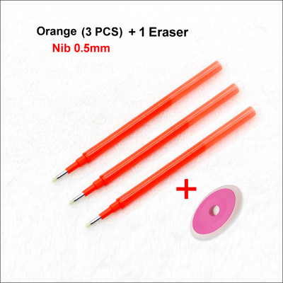 3 KOM / lot 0,5 mm, 0,7 mm brisivo punjenje za olovku, punjenje za gel olovku u 8 boja za pisanje, pribor za uredske školske papire