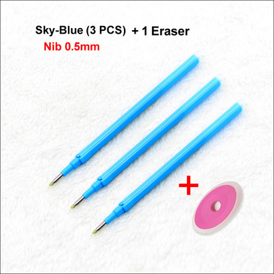 3 KOM / lot 0,5 mm, 0,7 mm brisivo punjenje za olovku, punjenje za gel olovku u 8 boja za pisanje, pribor za uredske školske papire